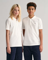 Teens Shield Pique Polo Shirt