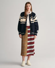 Gant Striped Pleated Skirt