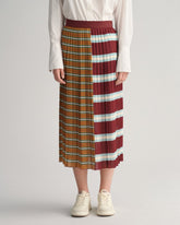 Gant Striped Pleated Skirt