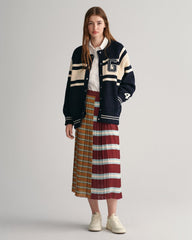 Gant Striped Pleated Skirt