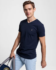 Gant Original Slim Fit V-Neck T-Shirt