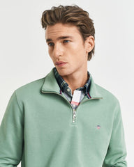 REG SHIELD HALF ZIP SWEAT Green / S