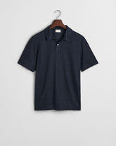 LINEN SS POLO Blue / S