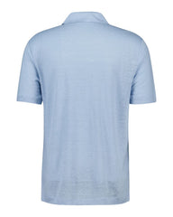 LINEN SS POLO Blue / S