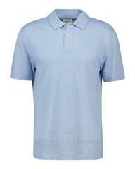 LINEN SS POLO Blue / S