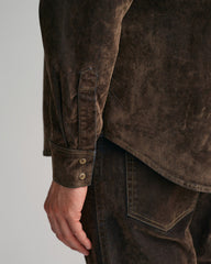 Gant Oversized Flocked Velvet Rodeo Shirt