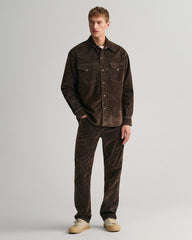 Gant Oversized Flocked Velvet Rodeo Shirt