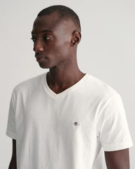 Gant Slim Fit Shield V-Neck T-Shirt
