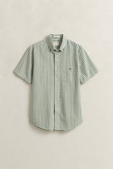 Regular Classic Poplin Stripe SS Shirt