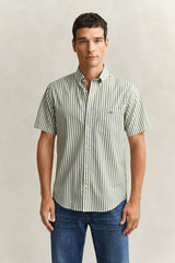 Regular Classic Poplin Stripe SS Shirt