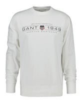 GRAPHIC C-NECK SWEAT White / S