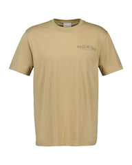 PRINTED GRAPHIC SS T-SHIRT Beige / S