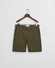 Slim Fit Twill Shorts