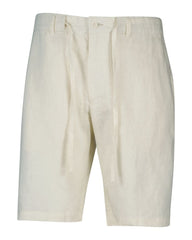 RELAXED LINEN DS SHORTS Beige / S