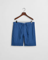 RELAXED LINEN DS SHORTS Blue / S