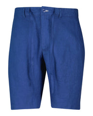 RELAXED LINEN DS SHORTS Blue / S
