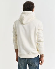 GRAPHIC SWEAT HOODIE Beige / S