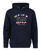 GRAPHIC SWEAT HOODIE Blue / S