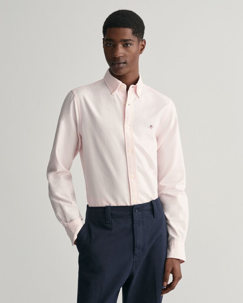 Slim Fit Oxford Shirt S / Light Pink