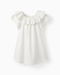 Dress With English Embroidery For Girls