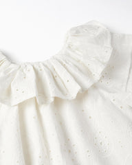 Dress With English Embroidery For Girls