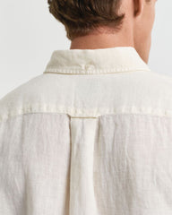 REG GMNT DYED LINEN SHIRT Beige / S