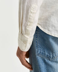 REG GMNT DYED LINEN SHIRT Beige / S