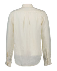 REG GMNT DYED LINEN SHIRT Beige / S