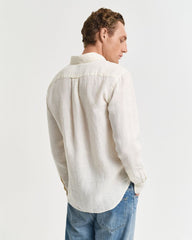 REG GMNT DYED LINEN SHIRT Beige / S