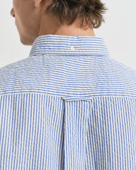 REG SEERSUCKER STRIPE SHIRT Blue / S