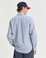 REG SEERSUCKER STRIPE SHIRT Blue / S