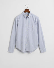 REG SEERSUCKER STRIPE SHIRT Blue / S