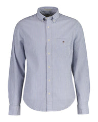 REG SEERSUCKER STRIPE SHIRT Blue / S