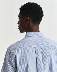 REG SEERSUCKER STRIPE SS SHIRT Blue / S