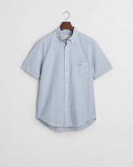 REG SEERSUCKER STRIPE SS SHIRT Blue / S