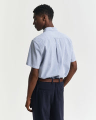 REG SEERSUCKER STRIPE SS SHIRT Blue / S