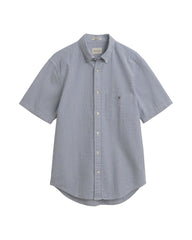 REG SEERSUCKER STRIPE SS SHIRT Blue / S