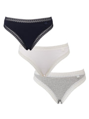 KBX 3 Pack Cotton High Leg Brief