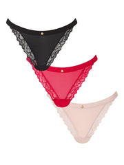 KBX 3 Pack Mixed Thong