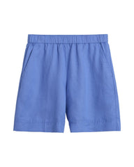 Relaxed Fit Linen Blend Pull-On Shorts