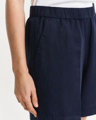 Relaxed Fit Linen Blend Pull-On Shorts