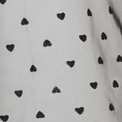 Ann Summers Bon Bon Flocked Heart Babydoll 2 Piece Lingerie Set