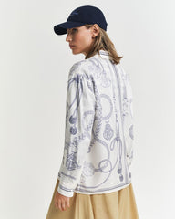Relaxed Fit Sailing Print Shirt