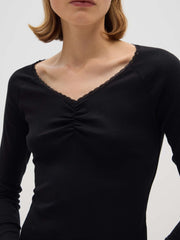 OVS Regular Fit Black Pure Cotton Jumper