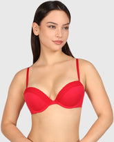 La Senza Trend Remix Plunge Bra Red / 34B