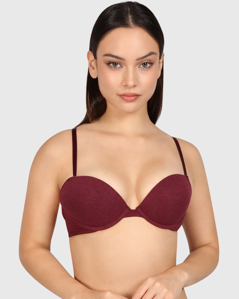 La Senza Trend Remix Plunge Bra Dark Red / 34B