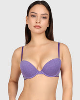 La Senza Trend Remix Plunge Bra Purple / 34B