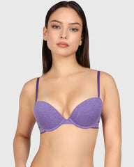 La Senza Trend Remix Plunge Bra Purple / 34B