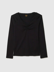 OVS Regular Fit Black Pure Cotton Jumper