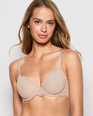 La Senza Lightly Lined Full Coverage Bra with Allover Lace